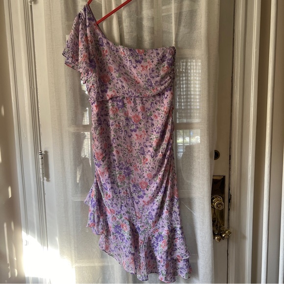 Anthropologie Floret Studios One Shoulder Dress - Picture 3 of 10
